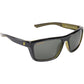 Navigator Polarized Sunglasses, Frame: Shiny Black/Green Backspray, Lens: Grey