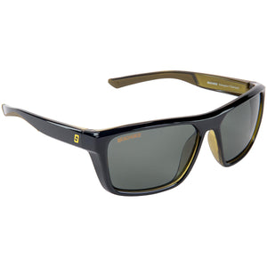 Navigator Polarized Sunglasses, Frame: Shiny Black/Green Backspray, Lens: Grey