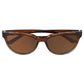 Reflex Polarized Sunglasses, Frame: Shiny Woodgrain, Lens: Brown