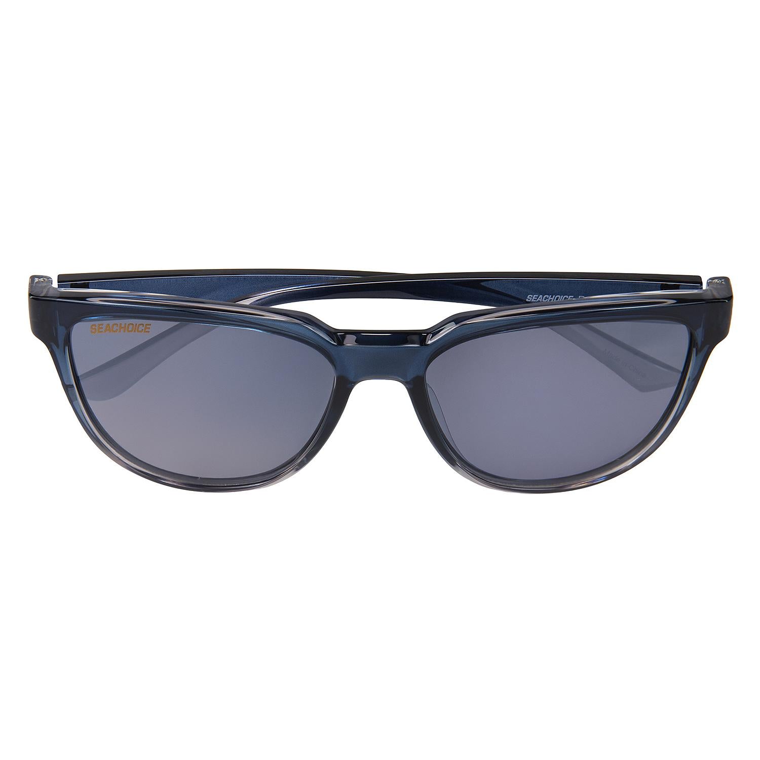 Reflex Polarized Sunglasses, Frame: Shiny Blue Smoke, Lens: Silver Flash