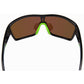 Nautilus Polarized Sunglasses, Frame: Shiny Black, Lens: Green Mirror