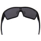 Nautilus Polarized Sunglasses, Frame: Shiny Black, Lens: Full Silver Mirror