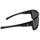 Nautilus Polarized Sunglasses, Frame: Shiny Black, Lens: Full Silver Mirror