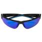 Atlantis Polarized Sunglasses, Frame: Shiny Black, Lens: Blue Mirror
