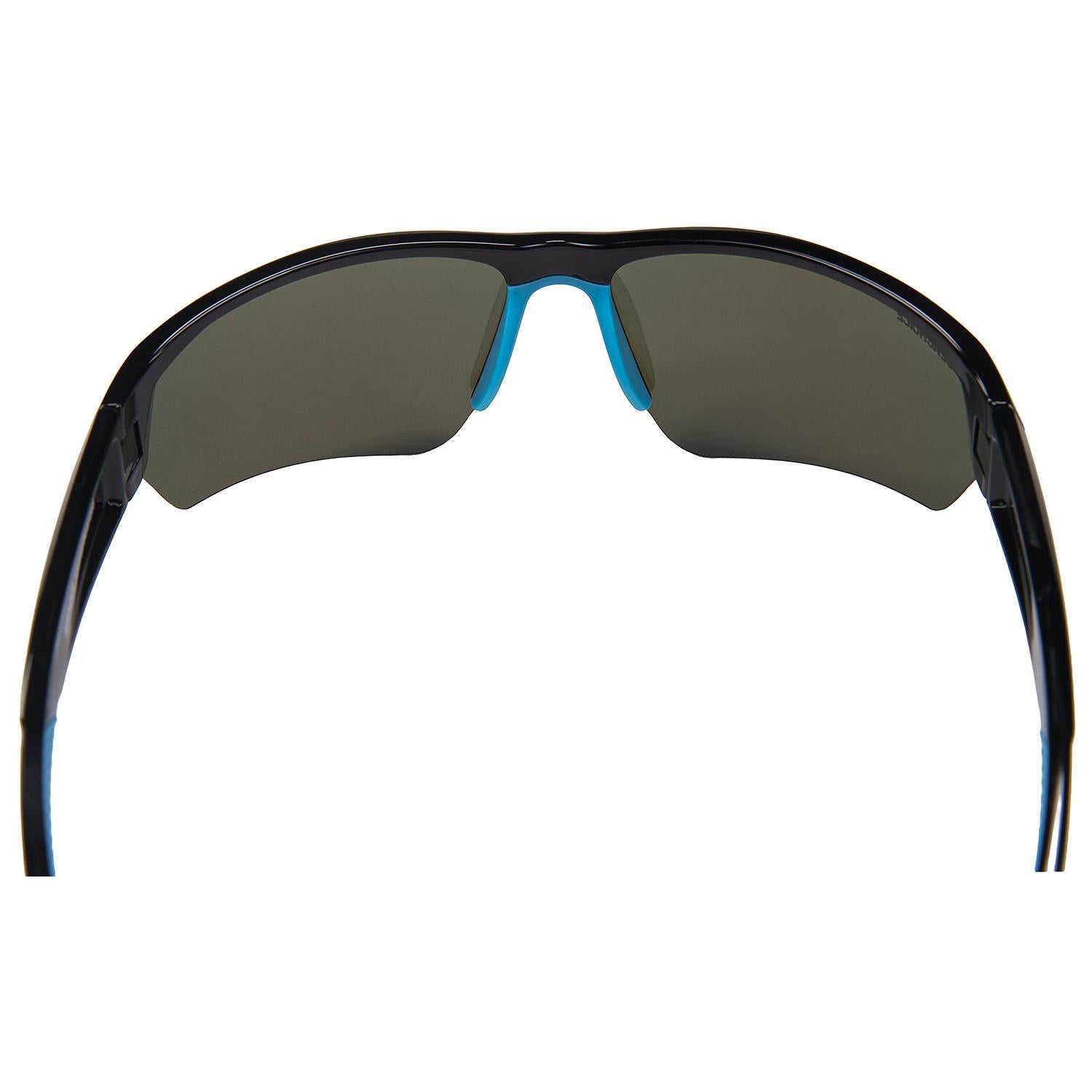 Atlantis Polarized Sunglasses, Frame: Shiny Black, Lens: Blue Mirror