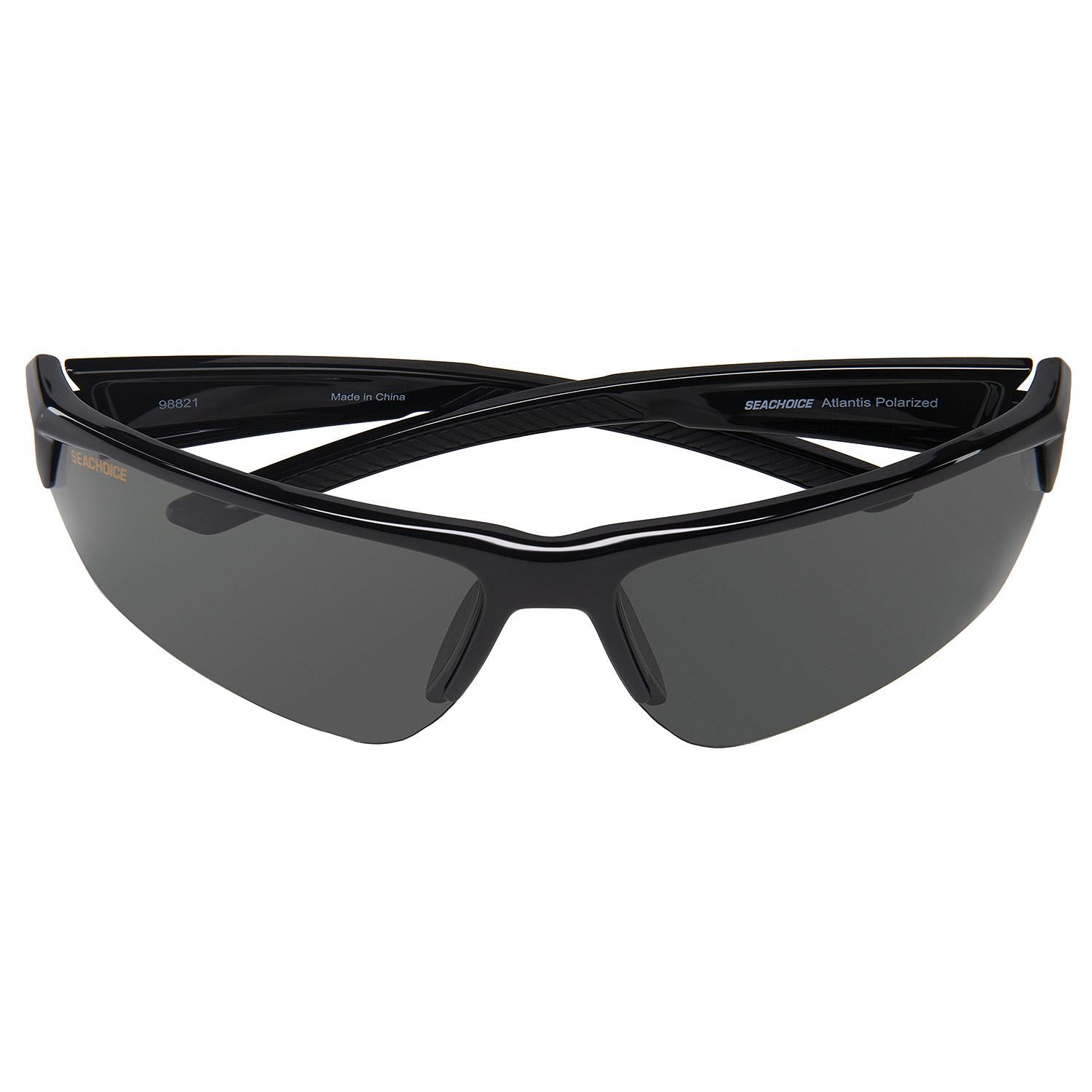 Atlantis Polarized Sunglasses, Frame: Shiny Black, Lens: Grey