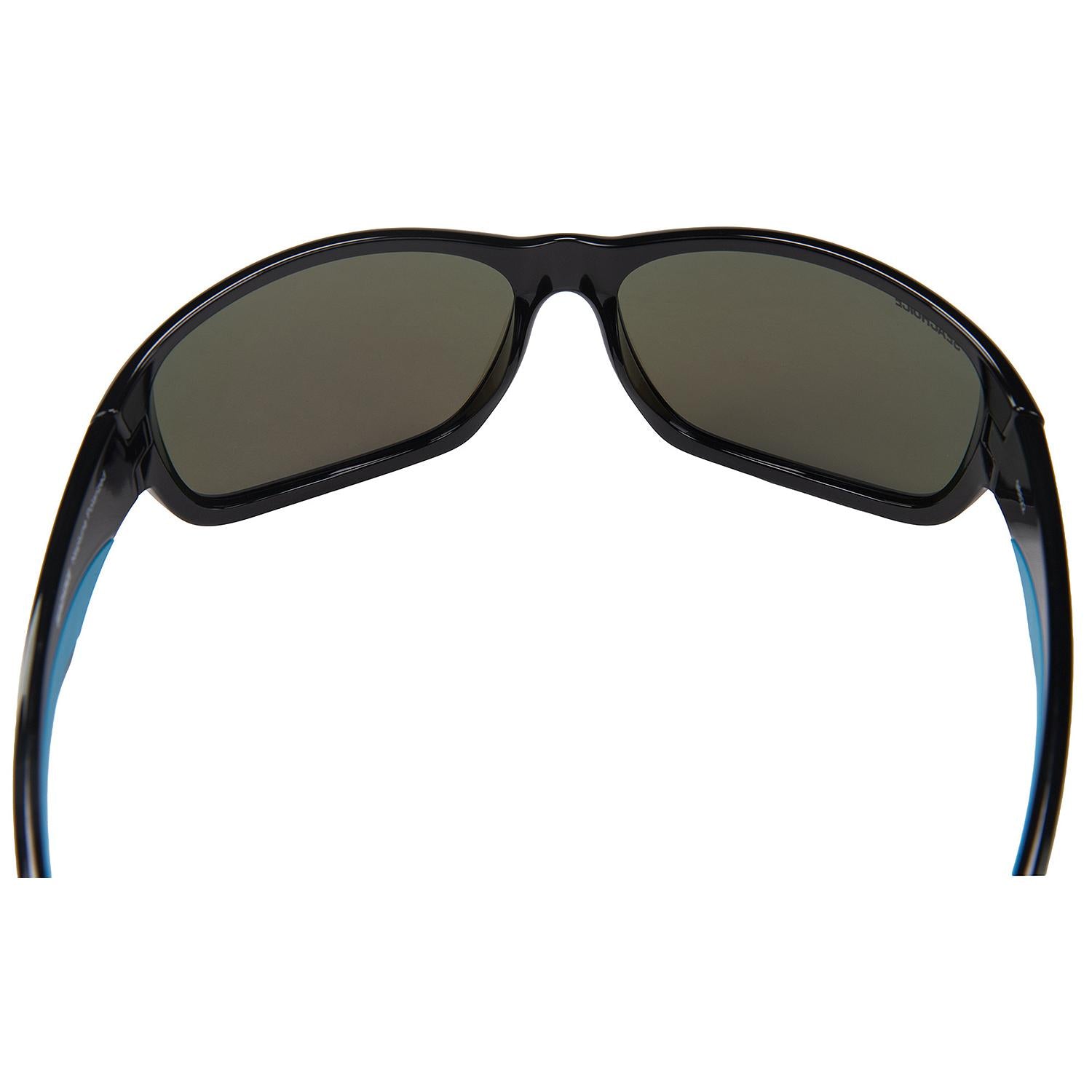 Neptune Polarized Sunglasses, Frame: Shiny Black, Lens: Blue Mirror