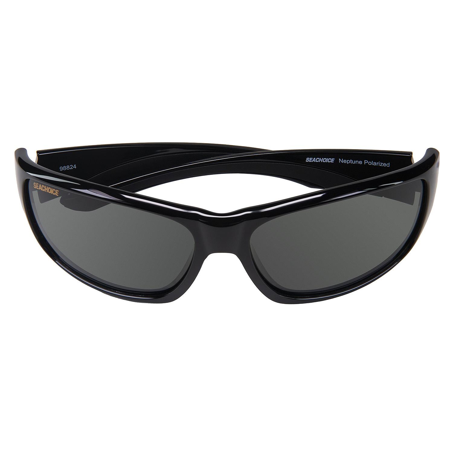 Neptune Polarized Sunglasses, Frame: Shiny Black, Lens: Grey
