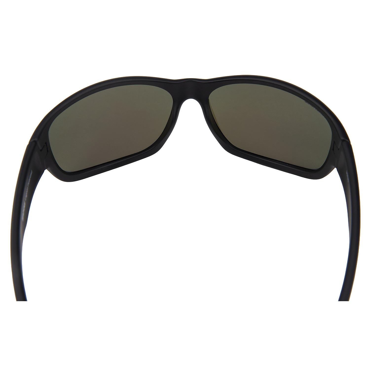Lagoon Polarized Sunglasses, Frame: Matte Black, Lens: Green Mirror