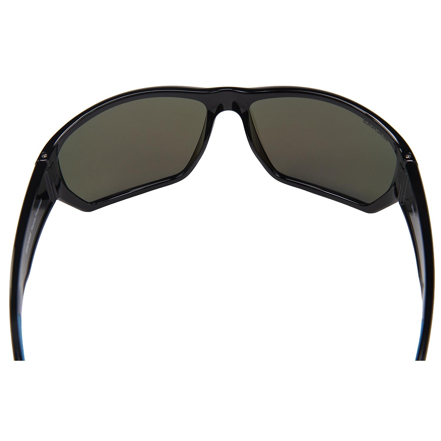 Rapids Polarized Sunglasses, Frame: Shiny Black, Lens: Blue Mirror
