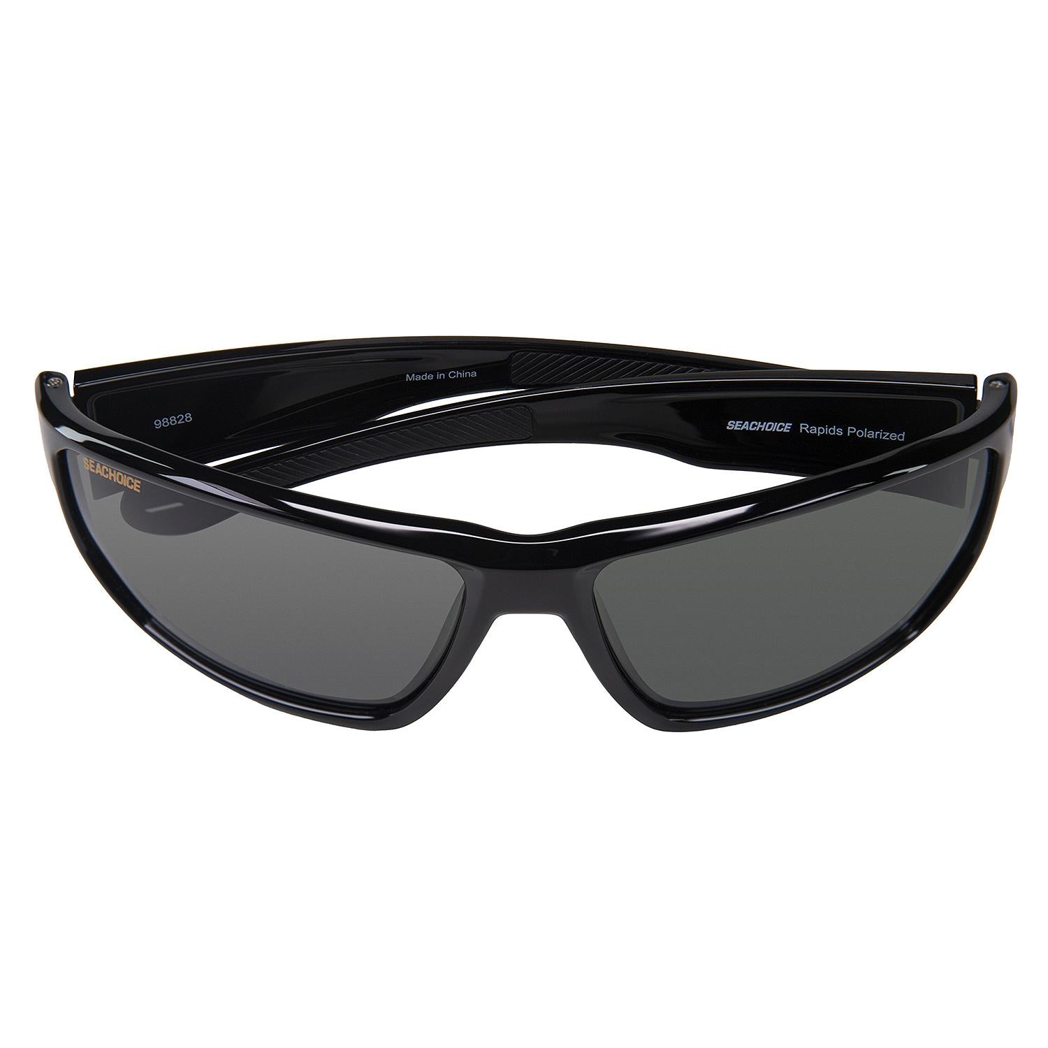Rapids Polarized Sunglasses, Frame: Shiny Black, Lens: Grey
