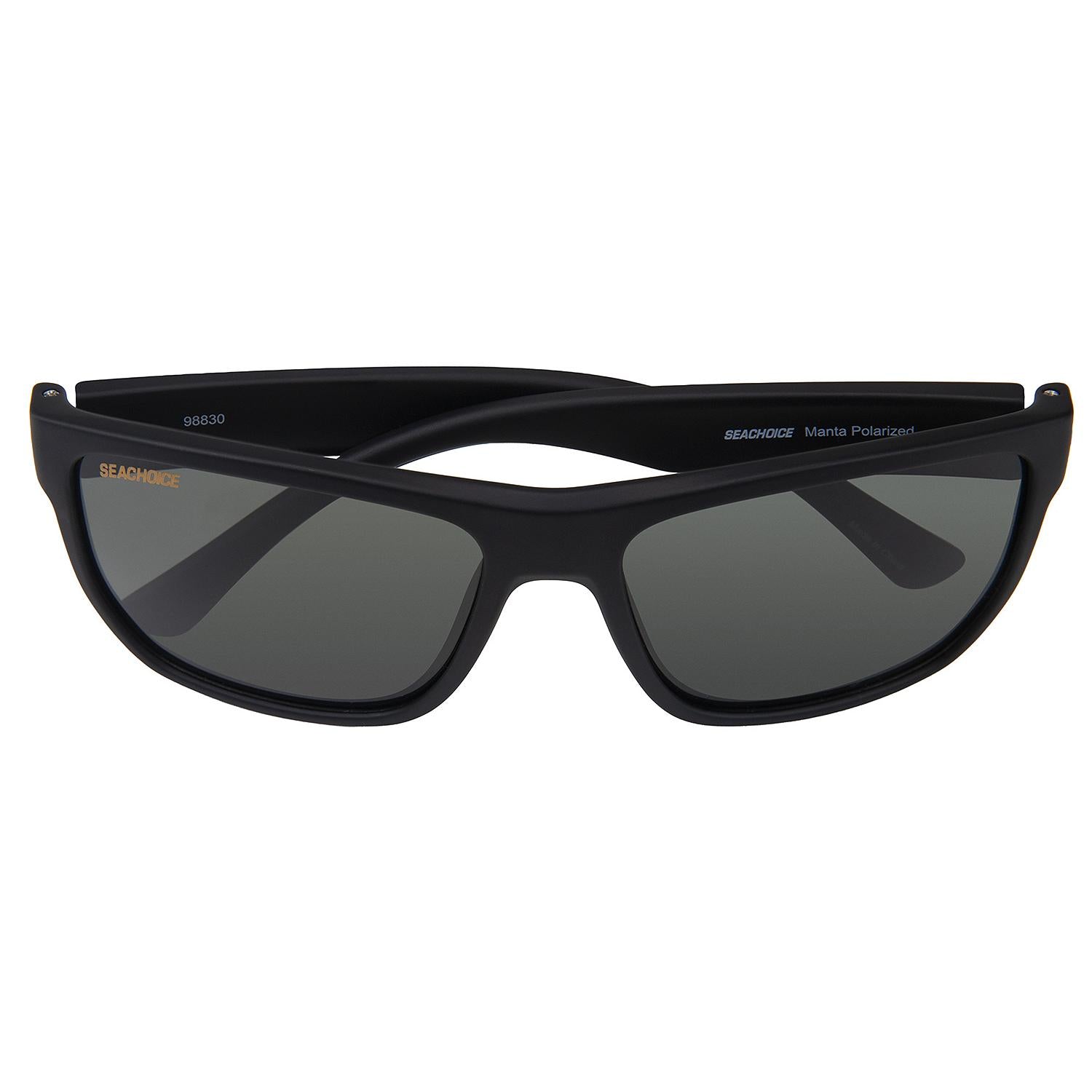 Manta Floating Polarized Sunglasses, Frame: Matte Black, Lens: Grey