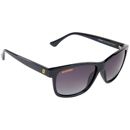 Oceanbreeze Polarized Ladiesft Sunglasses, Frame: Shiny Black, Lens: Smoke Gradient