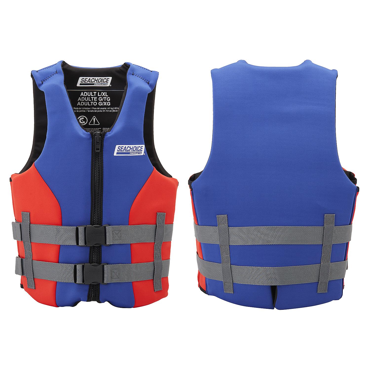 Adult Dual Sized Evoprene Vest, Blue, L/XL