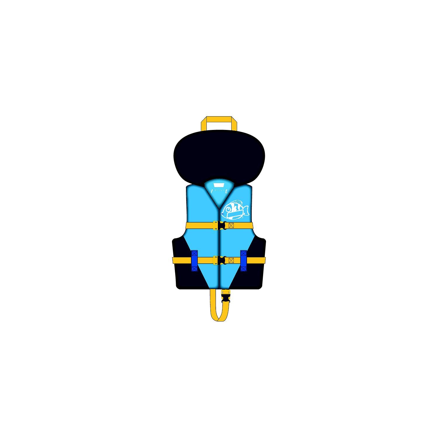 Universal General Purpose Vest - Navy/Light Blue, Infant