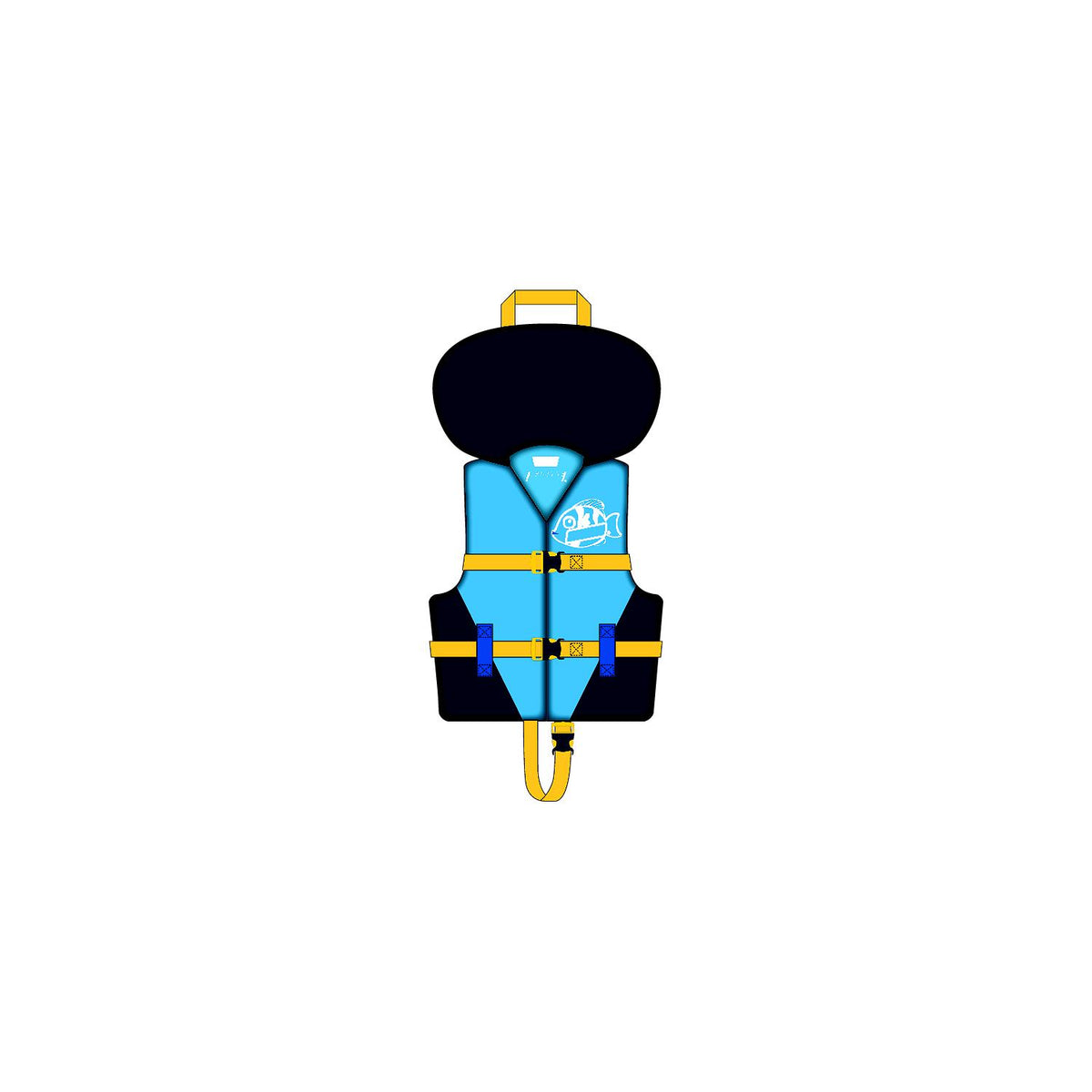 Universal General Purpose Vest - Navy/Light Blue, Infant