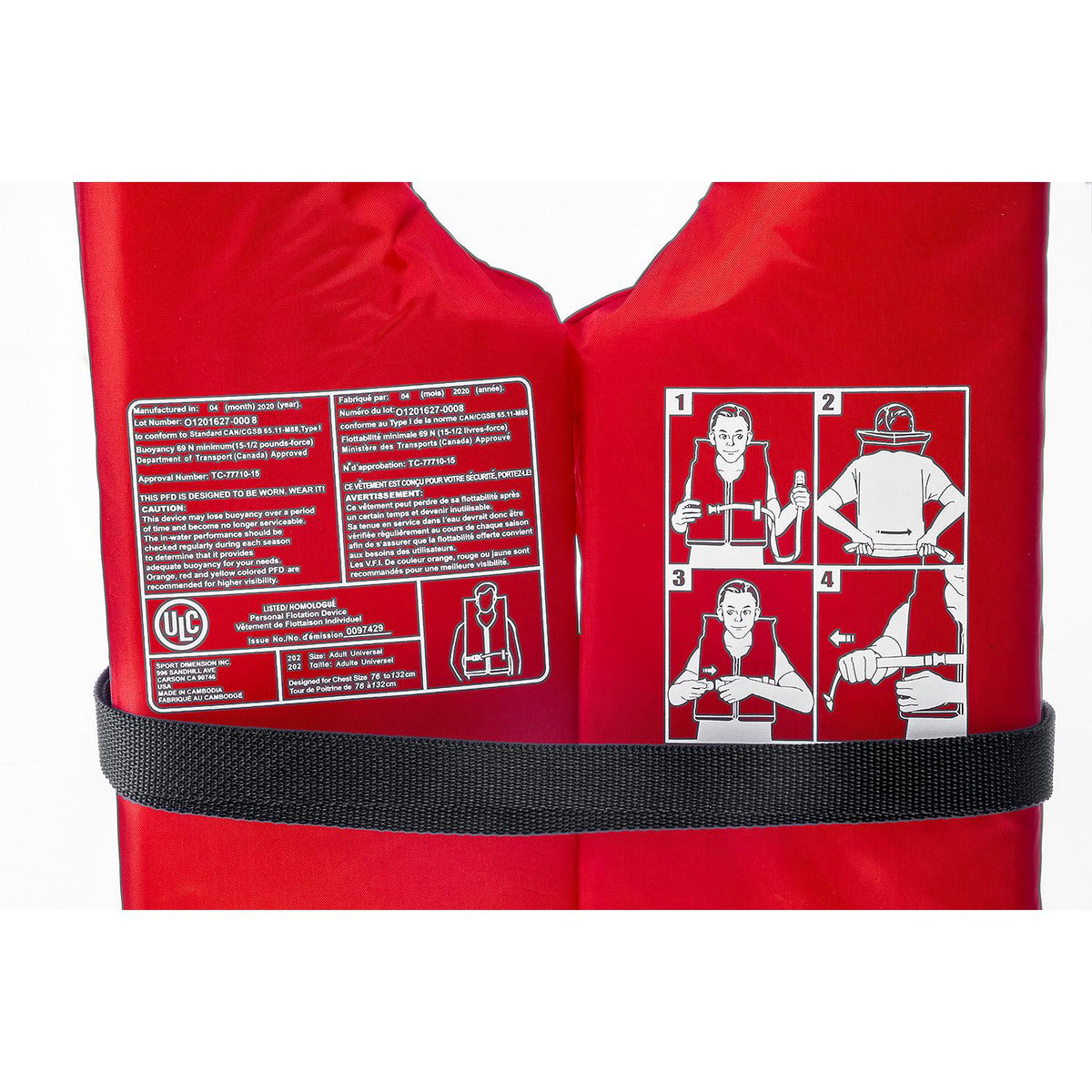 Keyhole Life Vest, Adult