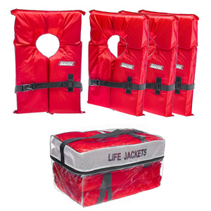 Keyhole Life Vest, Adult, 4 Pk.