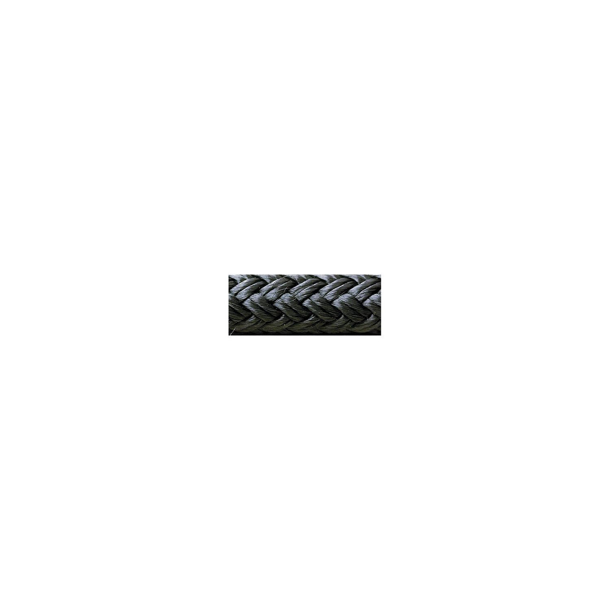 Double Braid Nylon Dock Line, Black, 3/4in x 35ft