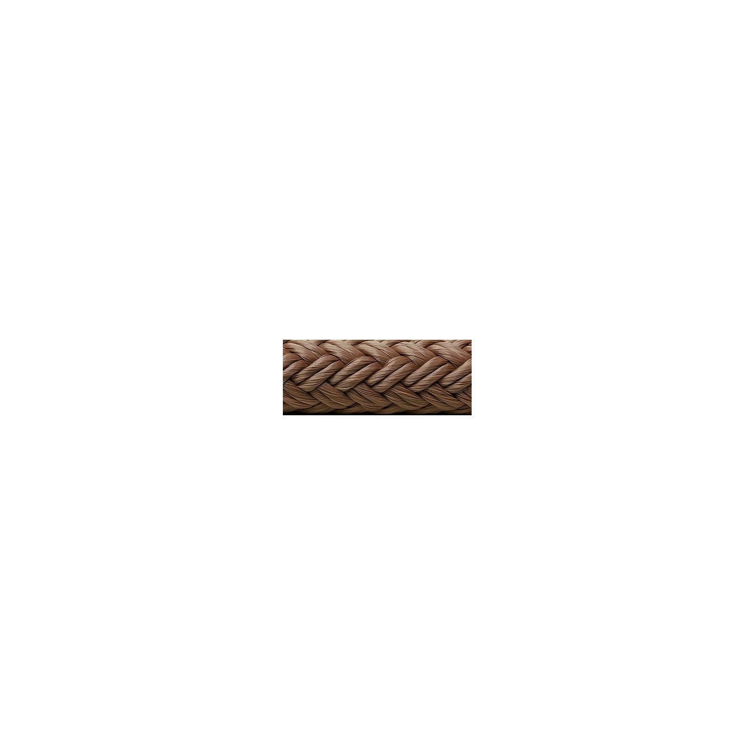 Double Braided Nylon Fender Line, Burgundy, 1/4in x 6ft
