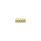 Double Braid Nylon Dock Line, Gold/ White, 5/8in x 20ft