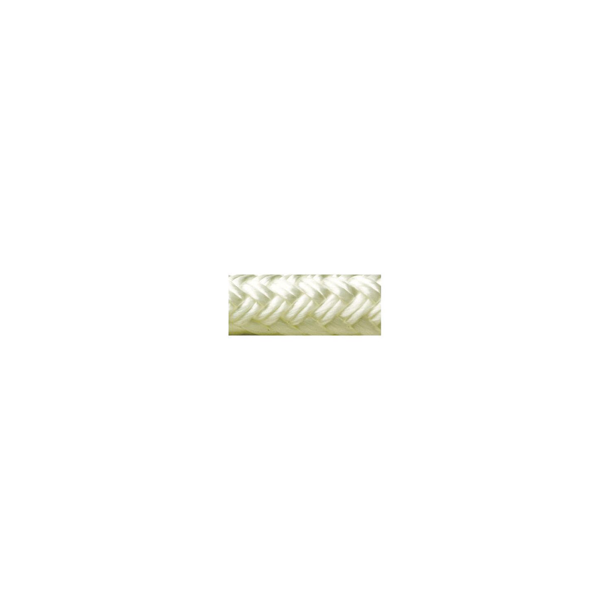 Double Braid Nylon Dock Line, White, 3/4in x 25ft