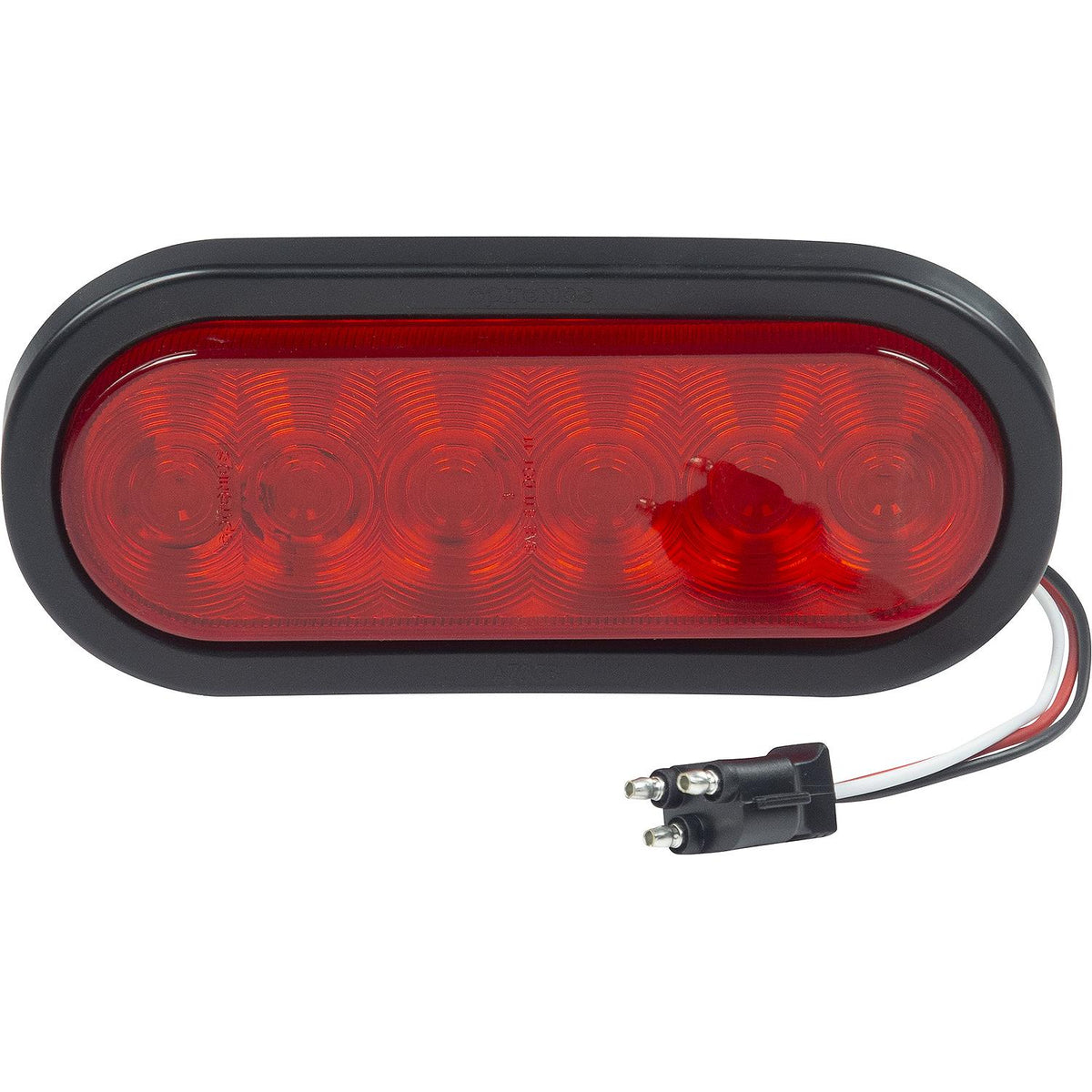 LED 6in Oval Sealed Tail Light Kit For Flush Mount