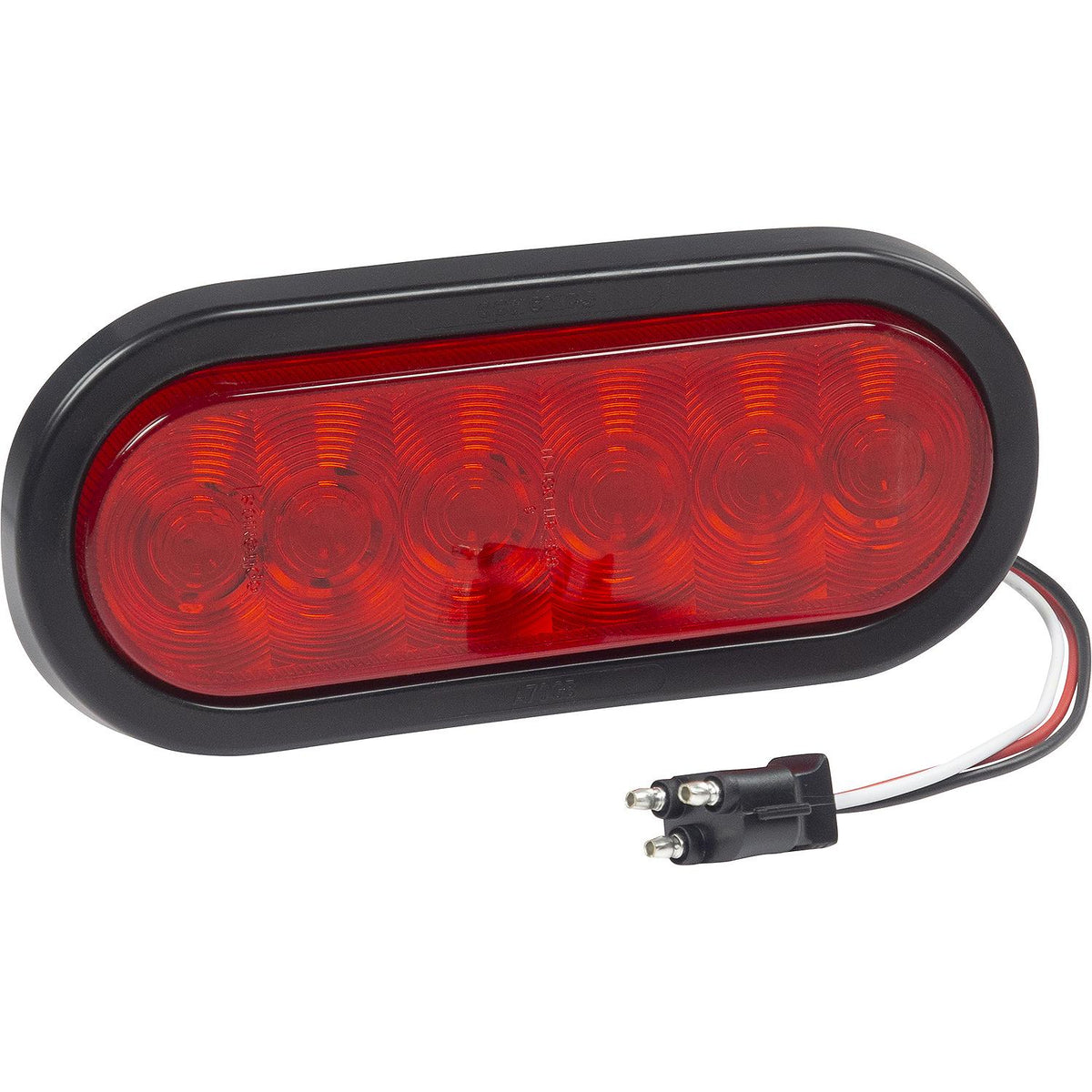 LED 6in Oval Sealed Tail Light Kit For Flush Mount