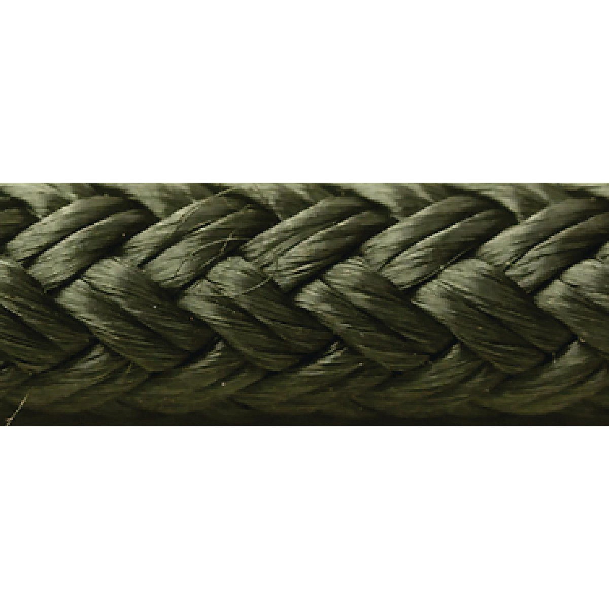 Double Braid Nylon Dock Line, Black, 5/8in x 25ft