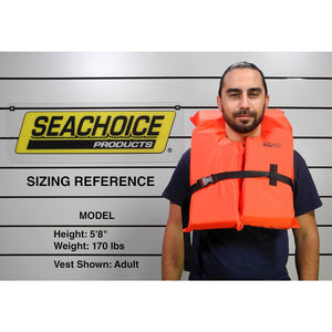Type II Life Vest - Adult, Orange
