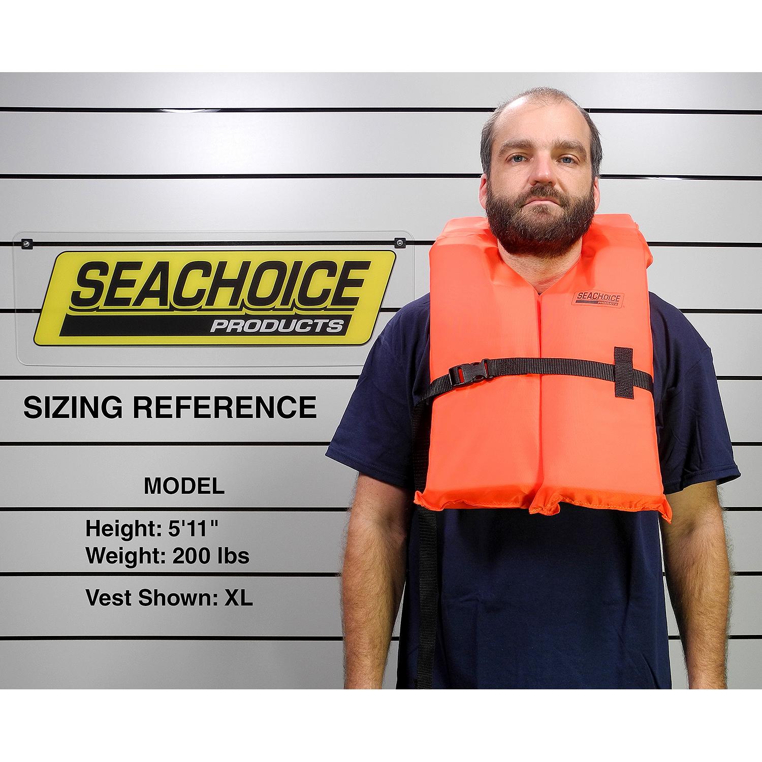 Type II Life Vest - XL, Orange